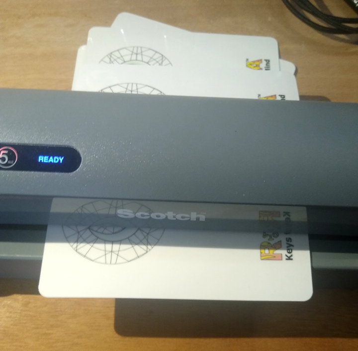 Re-laminate Individual Cards